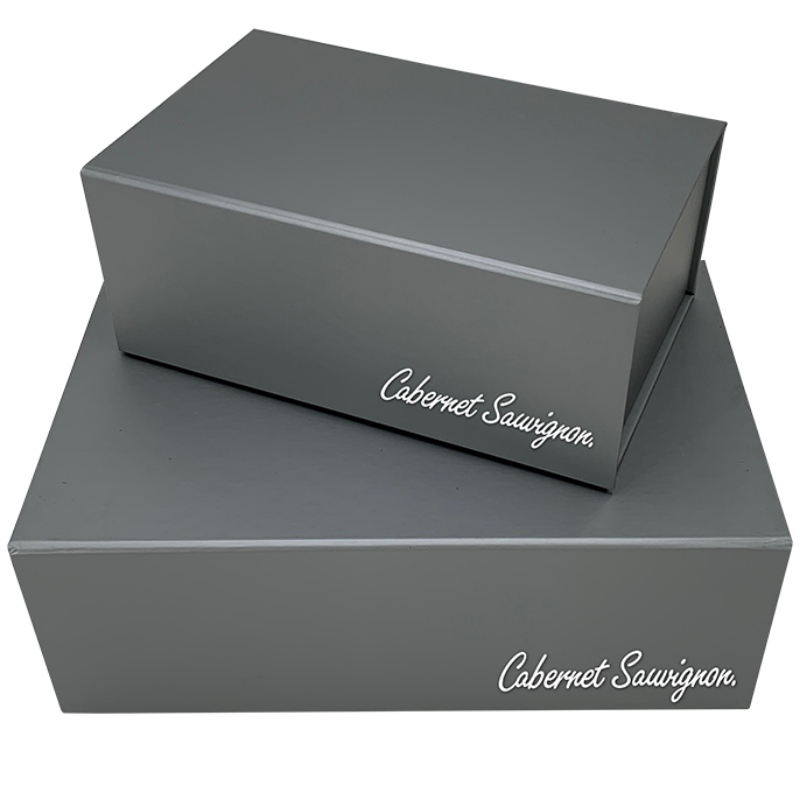 Dark Grey Folding Box Customized Box Geschenkverpackung