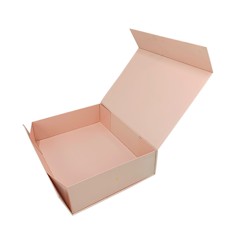 Pink Elegantes Papier Geschenkbox Collapsible Style Custom Box für Kleidung